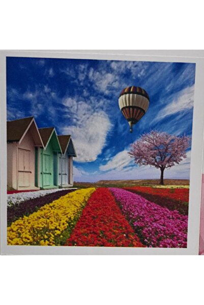 Yapboz Boncuklu Goblen 5d Taşlı Mozaik Elmas Goblen 30 x 30 Tamamı Yuvarlak Boncuklu