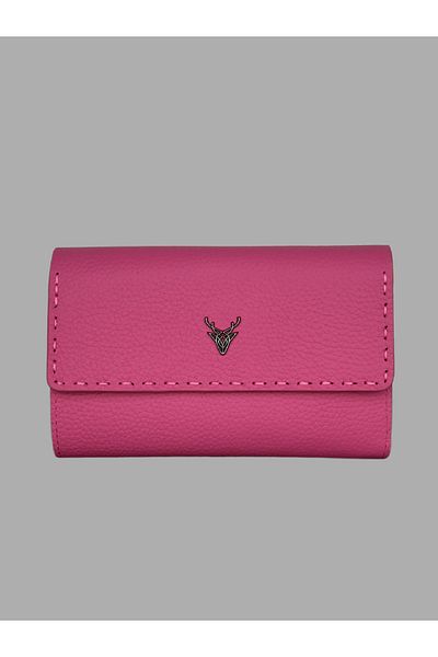 Ahıska Deri Ahıska Saraç Stitched Women's Leather Wallet 9708