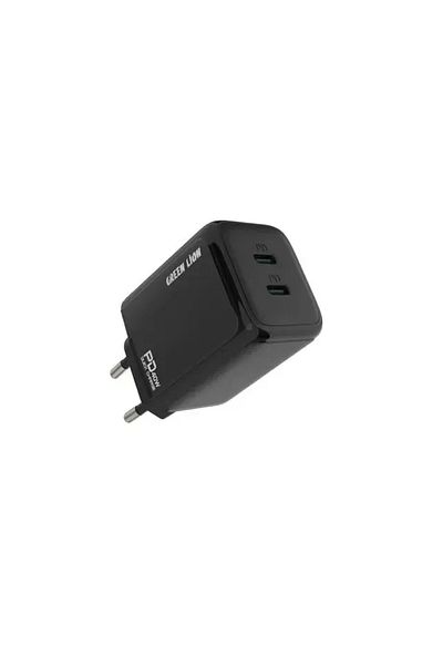 Green Lion أخضر Pd20W+Pd20W المجموع: 40 واط بدون كابل قابس الاتحاد الأوروبي أخضر غامق