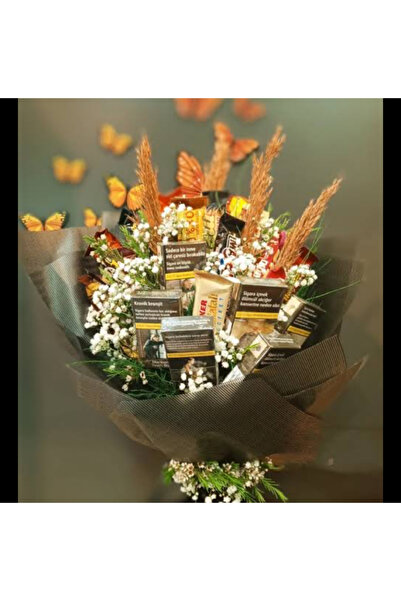 Fox Çiçek çikolata sigara buket sevgili kız arkadaşa özel tasarım hediye buketler