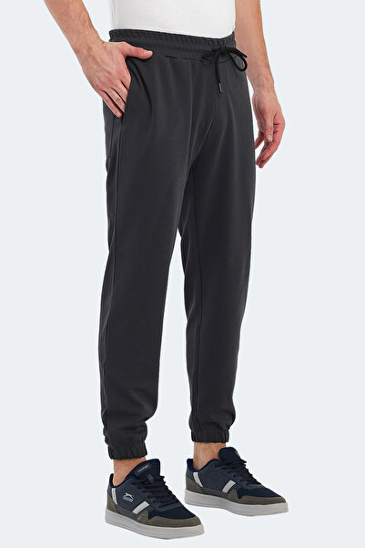 Slazenger VARDAN Erkek Cepli Koyu Gri Eşofman Altı