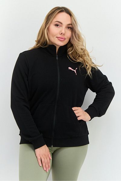 Puma Women Regular Fit Long Sleeves Outdoor Sweatshirt, Black