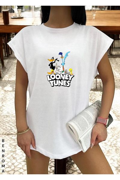 BENROMA 1 tricou este un cadou pentru achiziții de 6 și mai sus în coș - tricou fără mâneci imprimat