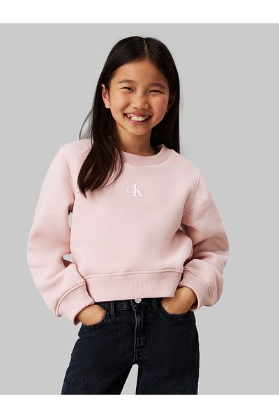 Calvin Klein Girls Solid Sweatshirts
