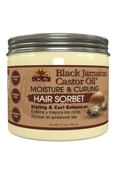 Okay Pure Naturals Black Jamaican Castor Oil Hair Sorbet 17oz