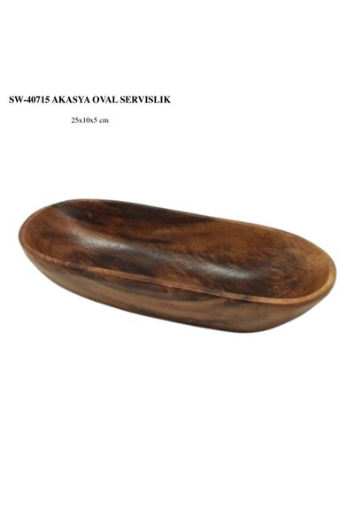 HOMEARTHS Akasya Oval Derin Çerezlik (10X25 CM)