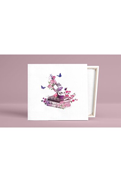 Prof Microscop-cărți Pictură pe pânză Cadou Decorativ