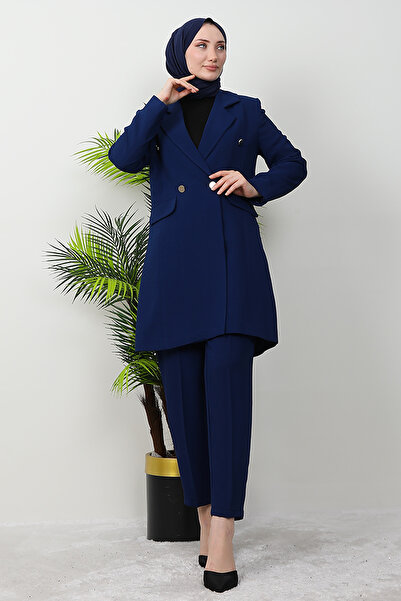 Giza Giyim Blazer Jacket Suit Dark Navy Blue
