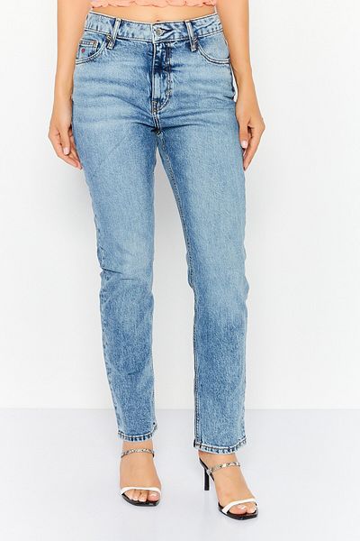Esprit Women Slim Fit Washed Stretchable Jeans, Blue