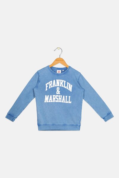 Franklin & Marshall سويت شيرت رياضي للأولاد بأكمام طويلة مناسب للأنشطة الخارج...
