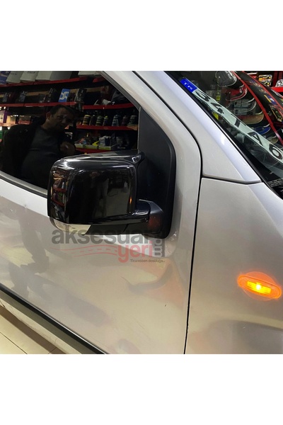 carlone Fiat Fiorino Batman Yarasa Ayna Kapağı 2009-2022 Uyumlu Parlak Siyah ...