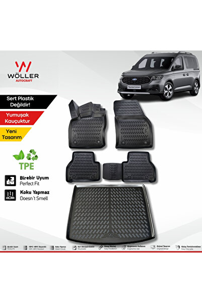 wöller Ford Connect Paspas Bagaj Havuzu Set 2023 Sonrası Uyumlu 3d Wöller Ult...