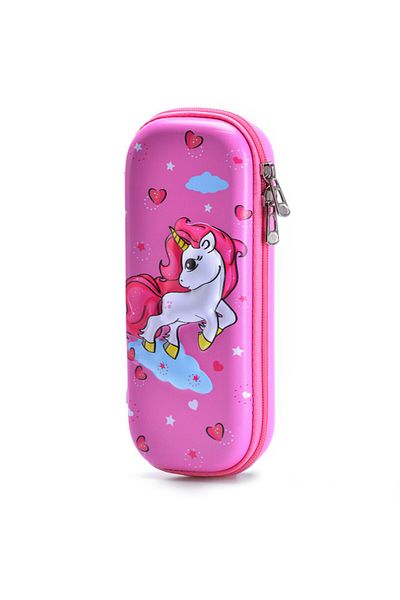 Eazy Kids 3D Pencil Case - Unicorn Pink