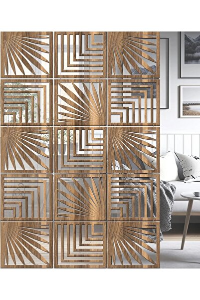 2holgun Lazer Kesim Sarkıt Paravan, Ahşap Seperatör, Panel Levha Seti Dekorasyon Ahşap Oda Bölücü modell