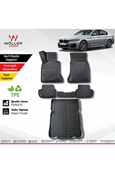 wöller Bmw 5 Serisi G30 Paspas Bagaj Havuzu Set 2017 2023 Arası Uyumlu 3d Wöl...