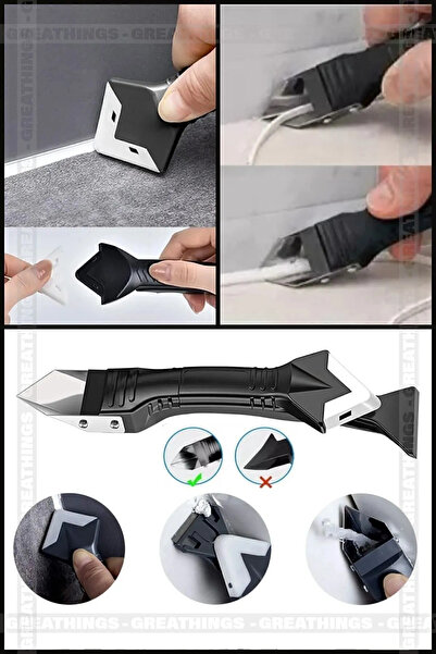 Genel Markalar Fayans Derz Dolgu Kazıyıcı Sıyırıcı Silikon Sökücü Ve Uygulayıcı Aparatı