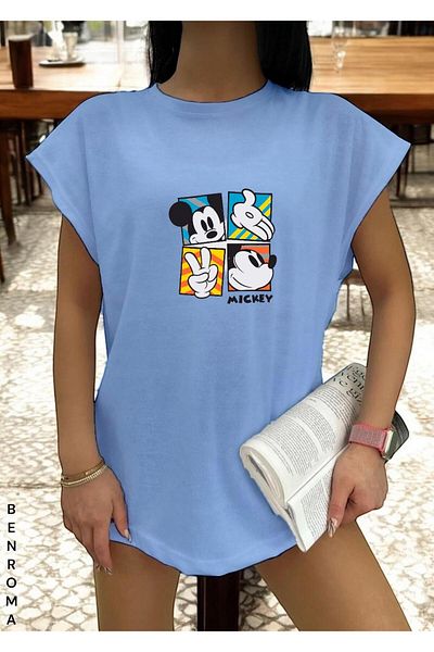 BENROMA 1 tricou este un cadou pentru achiziții de 6 și mai sus în coș - tricou fără mâneci imprimat
