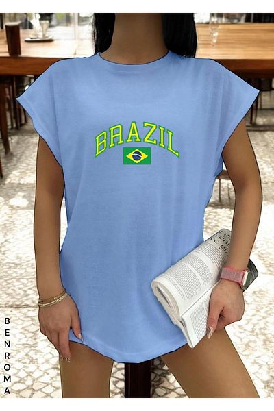 BENROMA 1 tricou este un cadou pentru achiziții de 6 și mai sus în coș - tricou fără mâneci imprimat