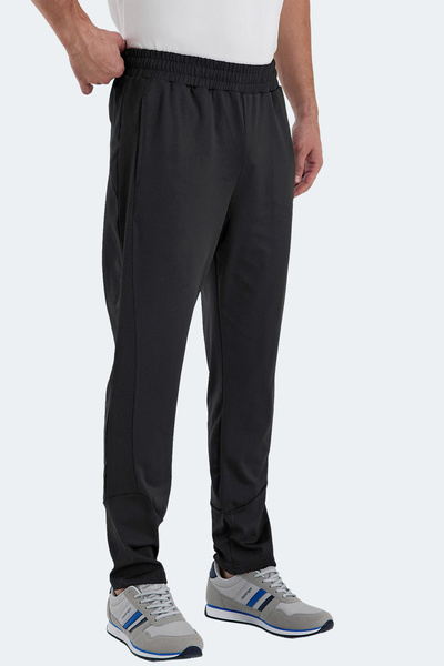 Slazenger RAIL Erkek Cepli Dar Paça Siyah Eşofman Altı