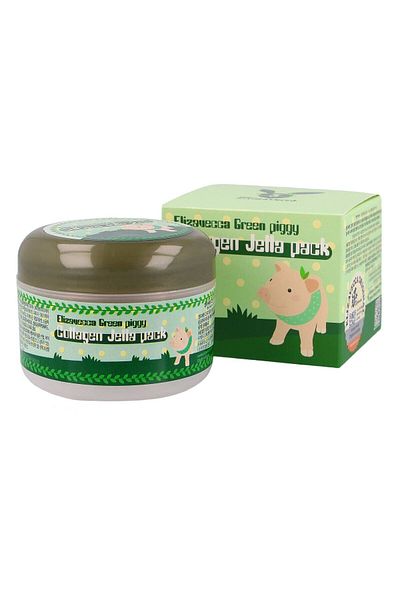 ELIZAVECCA Green piggy collagen jella pack 100 g - Collagen Facial Gel