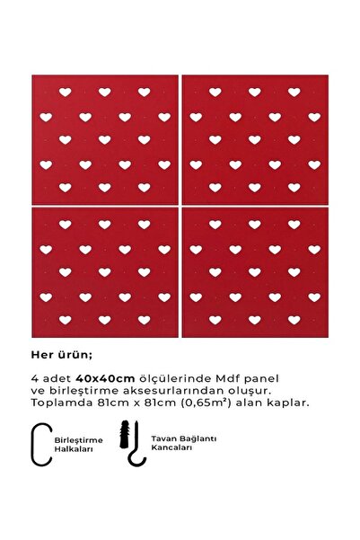 2holgun Lazer Kesim Sarkıt Paravan, Ahşap Seperatör, Panel Levha Seti Dekorasyon Ahşap Oda Bölücü kalp