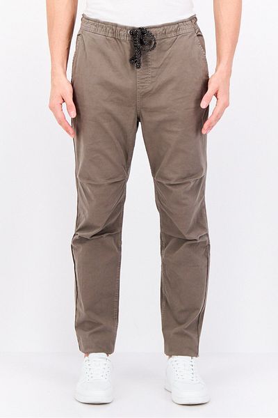 Penfield Men Regular Fit Drawstring Chino Pants, Taupe