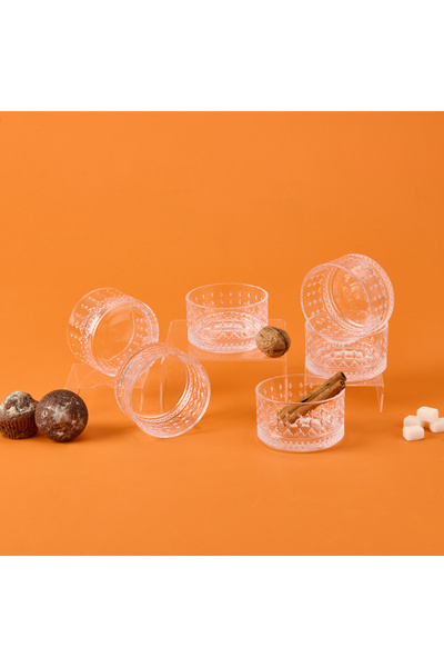 AROW Branda 6'lı Kase - Şeffaf - 220 ml