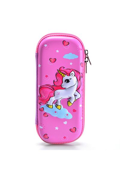 Eazy Kids 3D Pencil Case - Unicorn Pink