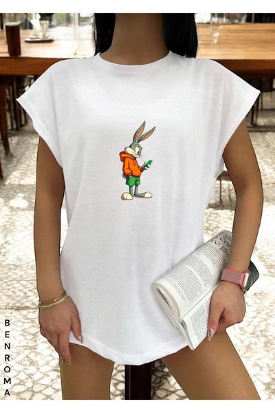 BENROMA 1 tricou este un cadou pentru achiziții de 6 și mai sus în coș - tricou fără mâneci imprimat