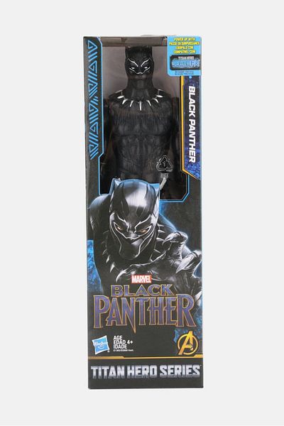 Hasbro Marvel Black Panther 9 Inch Action Figure Titan Hero Series, Black