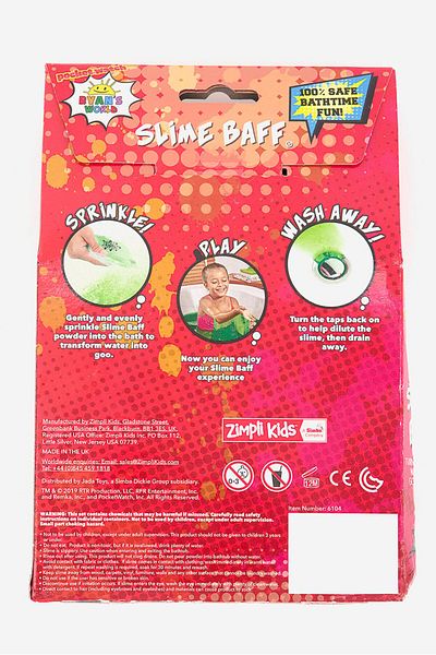 Zimpli Kids Slime Baff Ryans World 150g, Red Combo