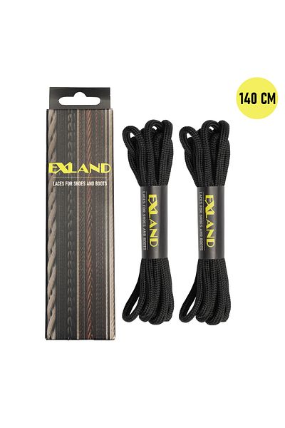 Exland 2 Pairs of Replacement Laces for Shoes and Boots -140 cm