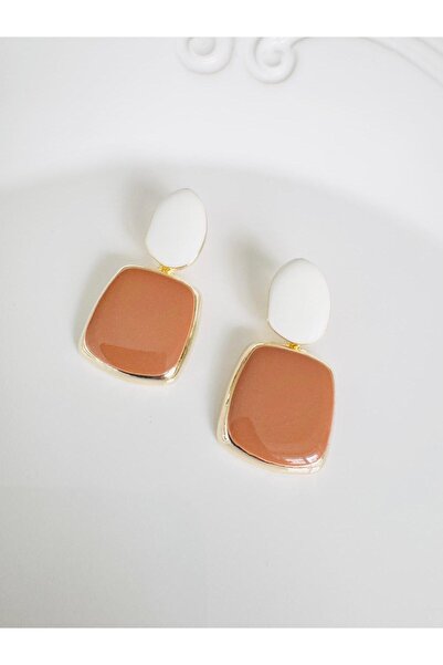 DEVİ fashion Brown Dangle Earrings 5 cm