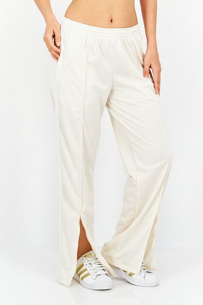 adidas Women Regular Fit Drawstring Outdoor Track Pants, Beige