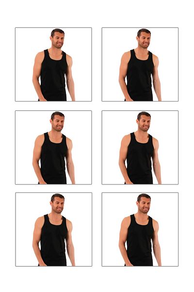 ÖZKAN underwear Özkan 0058 6 عبوات للرجال 100% قطن مضلع مرن مريح متقاطع من الخلف رياضي رامبو حزام سميك A