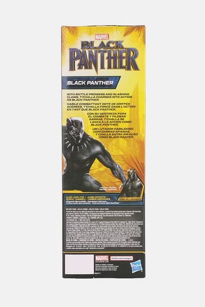 Hasbro Marvel Black Panther 9 Inch Action Figure Titan Hero Series, Black