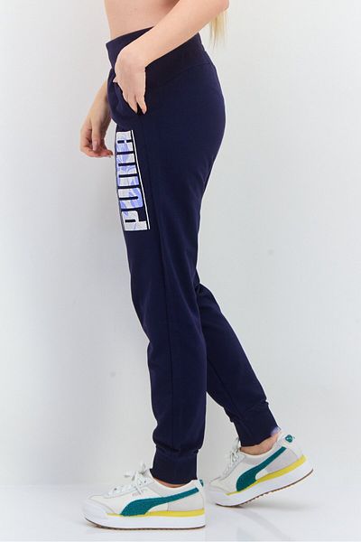 Puma Women Regular Fit Outdoor Sweatpants, Navy