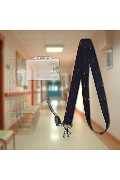 YİĞİTBAŞI NOKTA Desen Boyun İpi Ve Telefon Askısı Okul ,hastane , BOYUN İPİ +...