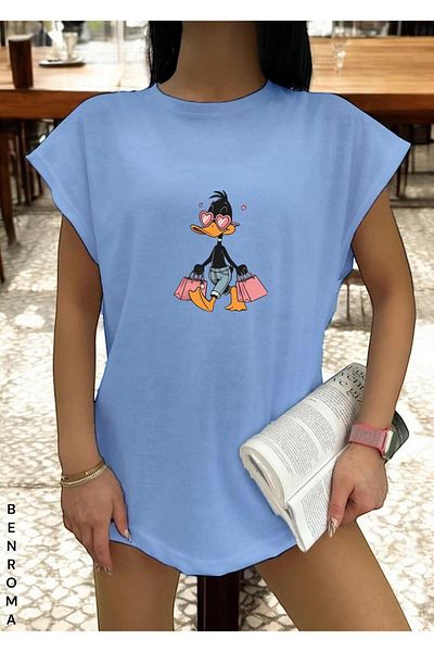 BENROMA 1 tricou este un cadou pentru achiziții de 6 și mai sus în coș - tricou fără mâneci imprimat
