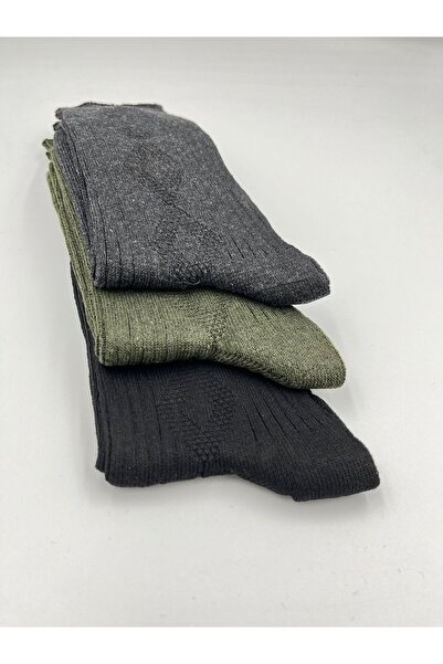 B Beşiroğlu Since 1980 3-слойни безшевни термо чорапи от агнешка вълна, дебели, зимни, екстра топли, за мъже