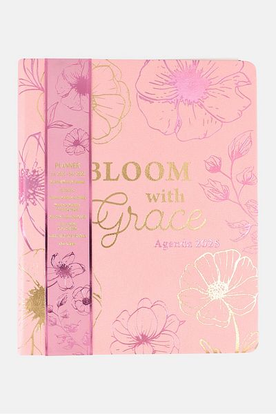 Votum Bloom With Grace Spiral Journal 2025, Pink