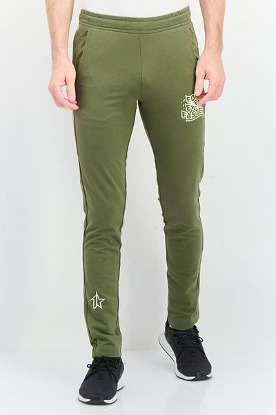 Puma Men Slim Fit Outdoor Track Pants, Olive