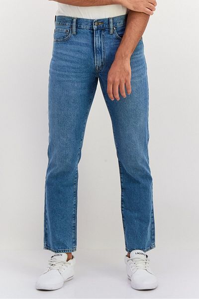 GAP Men Straight Fit Washed Denim Jean, Blue