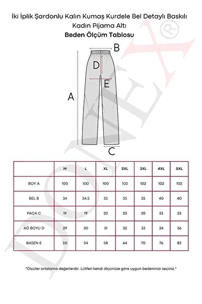 DONEX Cotton Thin Breathable Fabric Ribbon Waist Detail Printed Women's Sleepwear Bottoms Without Pockets