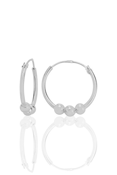 Söğütlü Silver Gümüş 16 mm italyan toplu halka küpe  SGTL12756RODAJ