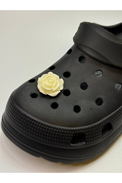 Crocs Gül Terlik Süsü/Güllü Terlik Charm/Çiçekli Terlik Aksesuarı/Jibbitz