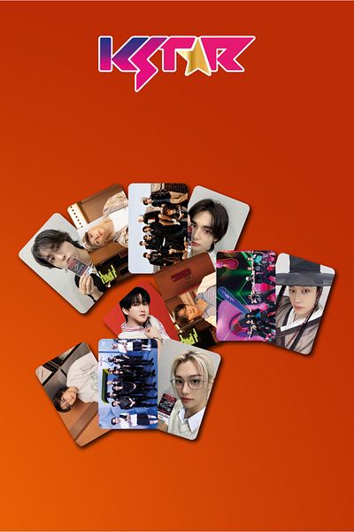 KSTAR مجموعة بطاقات صور فاخرة مكونة من 55 قطعة من Stray Kids