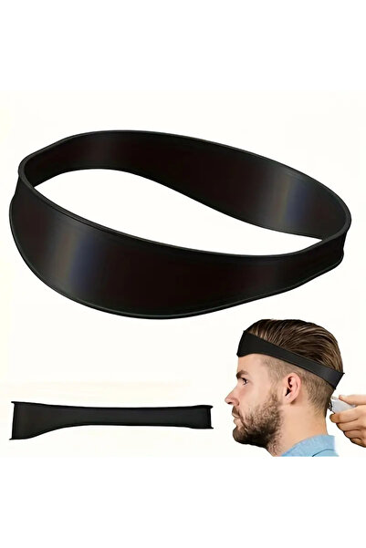 Generic Erkekler İçin DIY Saç Kesim Rehberi - Silikon Ense Şekillendirme ve Tıraş Şablonu