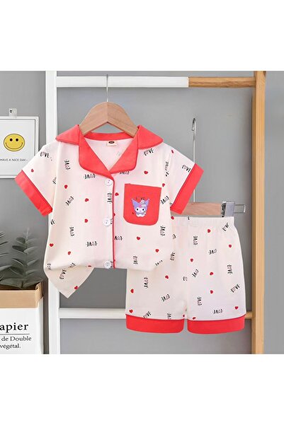 selvi wear First Quality 100% Cotton Children's Pajamas Set - Soft and Comfor...