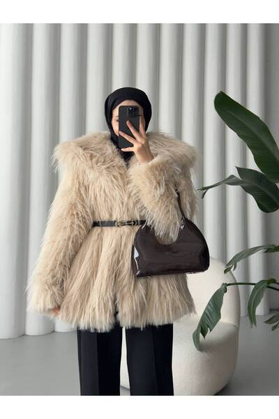 Aryen New Season Oversize Fur Coat